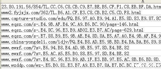 利用百度站长外链工具和excelVBA快速提交垃圾外链一法