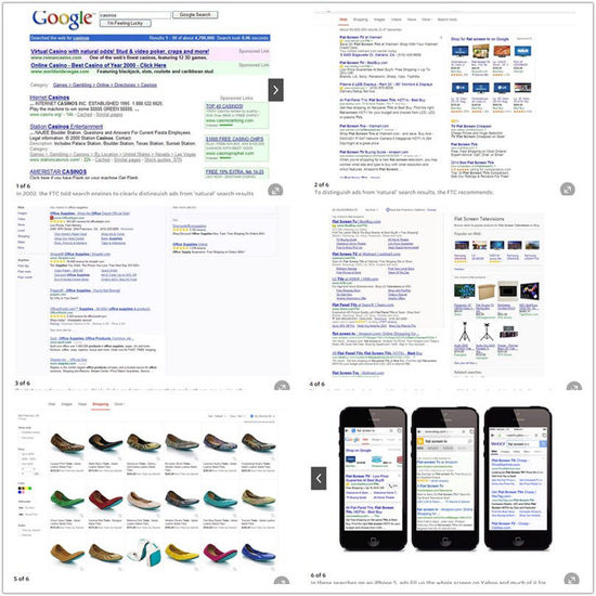 FTC无法压制搜索巨头：搜索广告显示越来越不明显