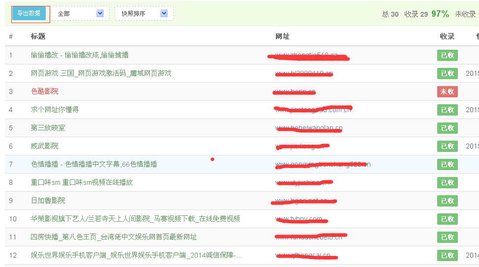 百度站长平台如何快速筛选出垃圾外链