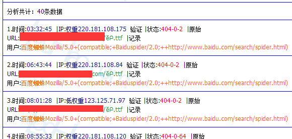 网站css中文字体链接造成404页面