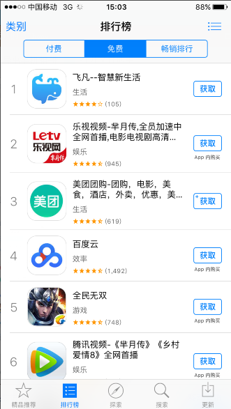 怎么看APP推广有没有在APP Store中惹人羡慕