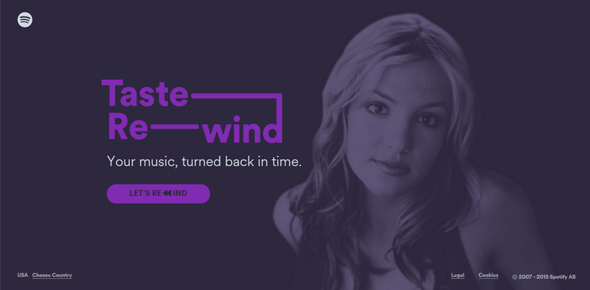 Spotify---Taste-Rewind Website Designs Which Use Animation