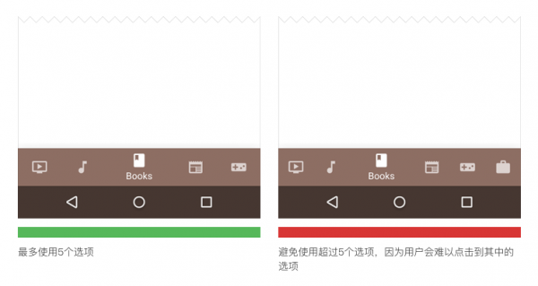 高手帮你学规范！IOS版和安卓的规范解析之底部标签导航