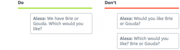 Amazon Alexa 语音设计指南（四）：Alexa怎样回答（2）